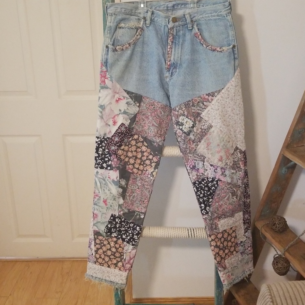 Handmade jeans.